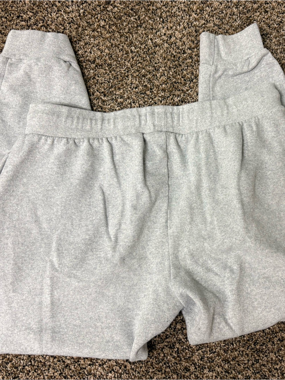 Light Gray Drawstring Lounge Shorts - Picture 2 of 3